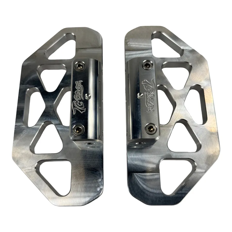 TC Bros. Pro Series MX Passenger Floorboards for Harley Davidson Bagger Touring Models