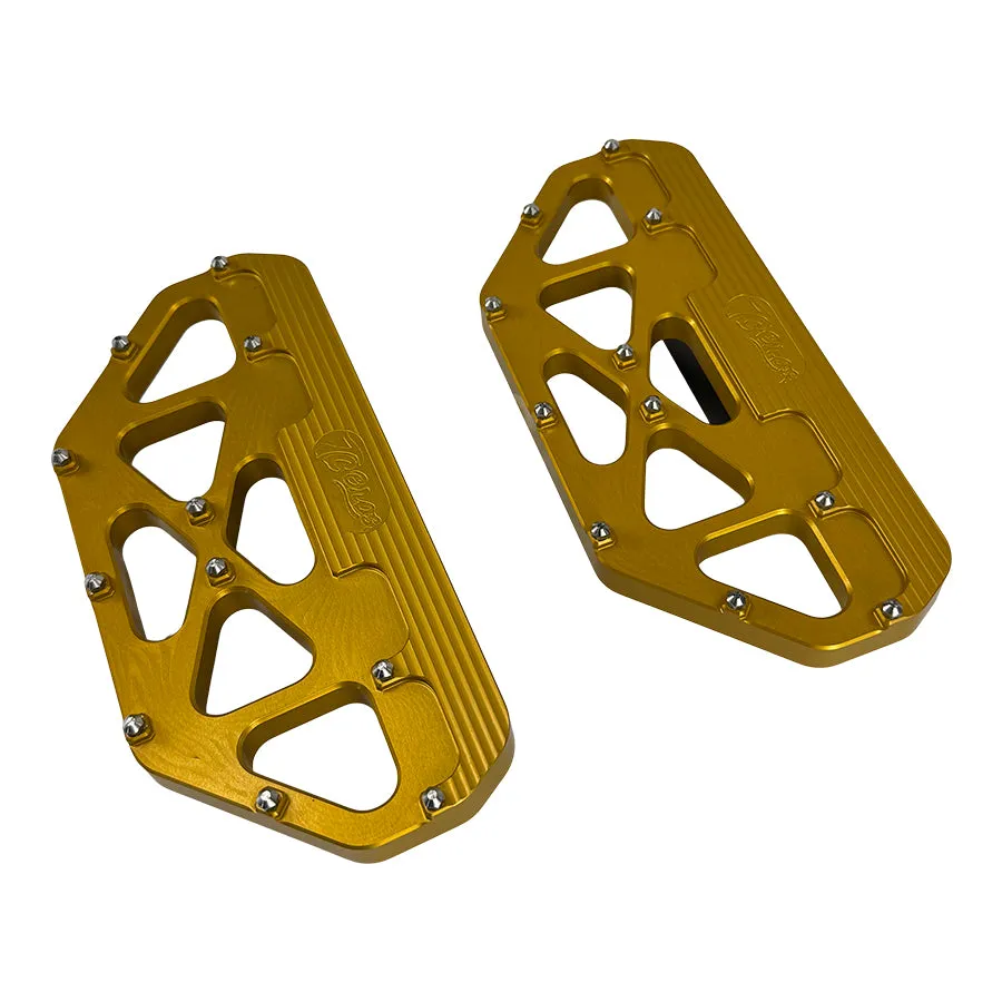 TC Bros. Pro Series MX Passenger Floorboards for Harley Davidson Bagger Touring Models