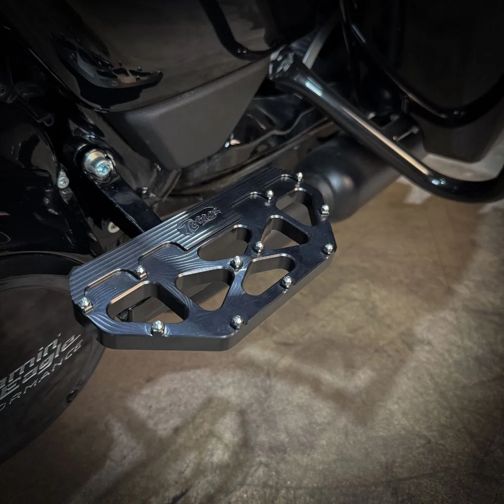 TC Bros. Pro Series MX Passenger Floorboards for Harley Davidson Bagger Touring Models