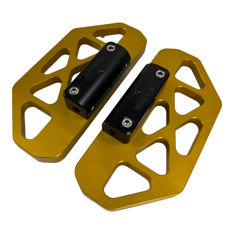 TC Bros. Pro Series MX Passenger Floorboards for Harley Davidson Bagger Touring Models