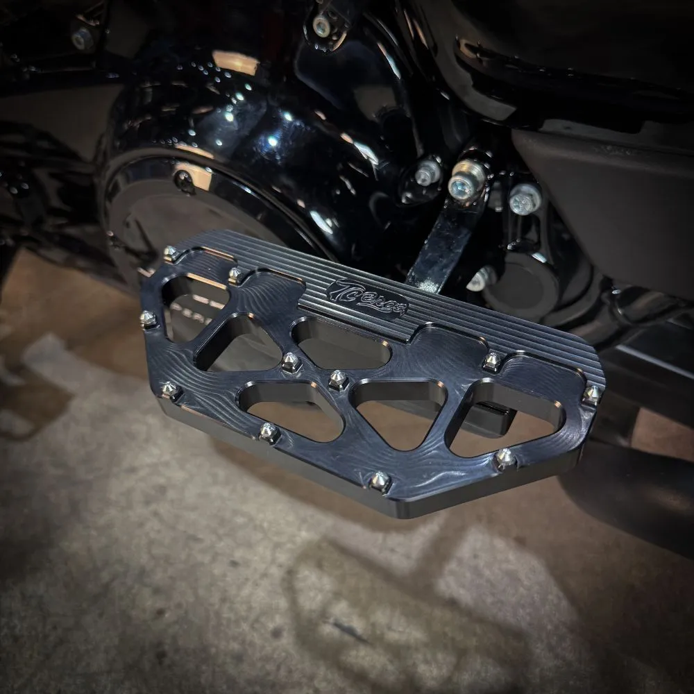TC Bros. Pro Series MX Passenger Floorboards for Harley Davidson Bagger Touring Models