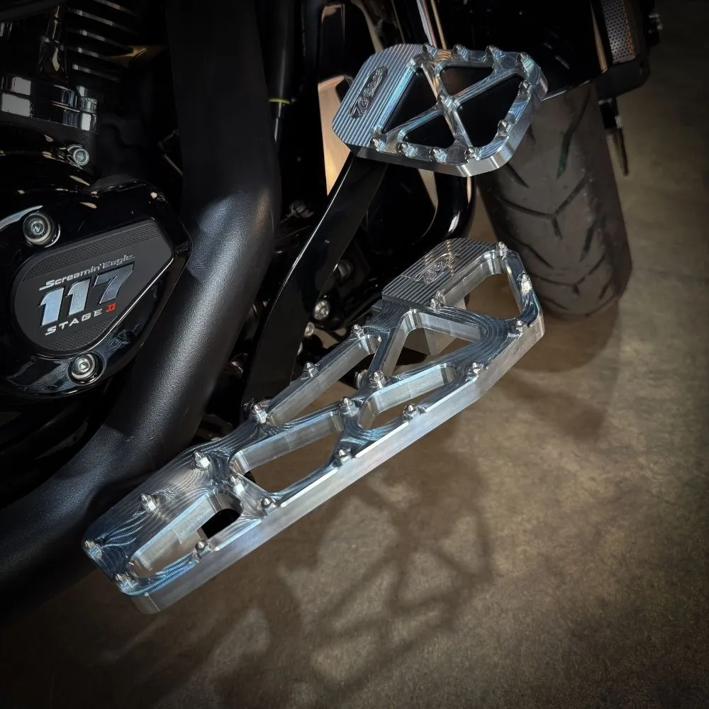 TC Bros. Pro Series MX Slim Floorboards for Harley Davidson Bagger Touring Models
