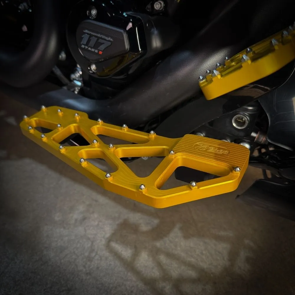 TC Bros. Pro Series MX Slim Floorboards for Harley Davidson Bagger Touring Models