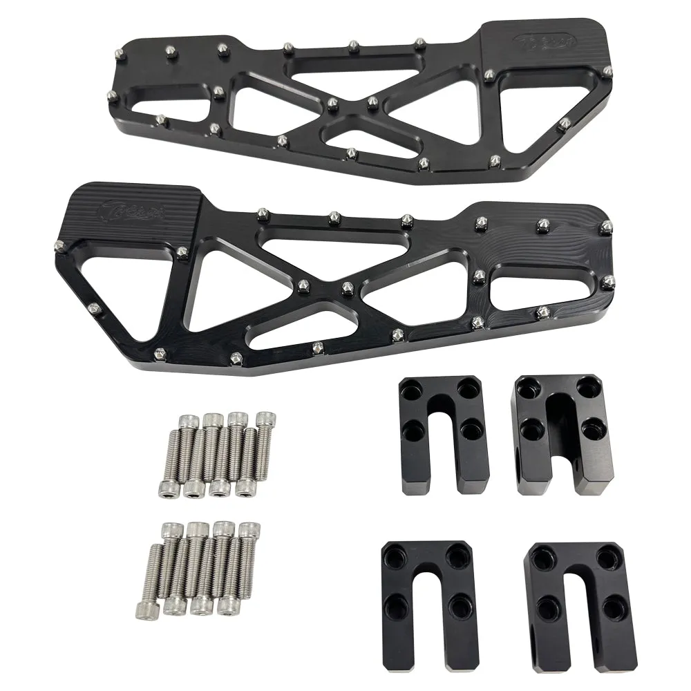 TC Bros. Pro Series MX Slim Floorboards for Harley Davidson Bagger Touring Models