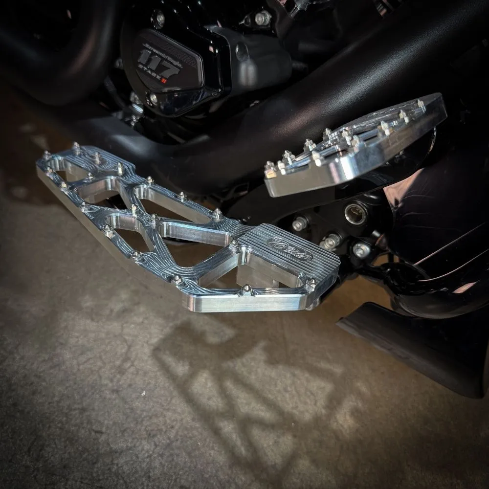 TC Bros. Pro Series MX Slim Floorboards for Harley Davidson Bagger Touring Models
