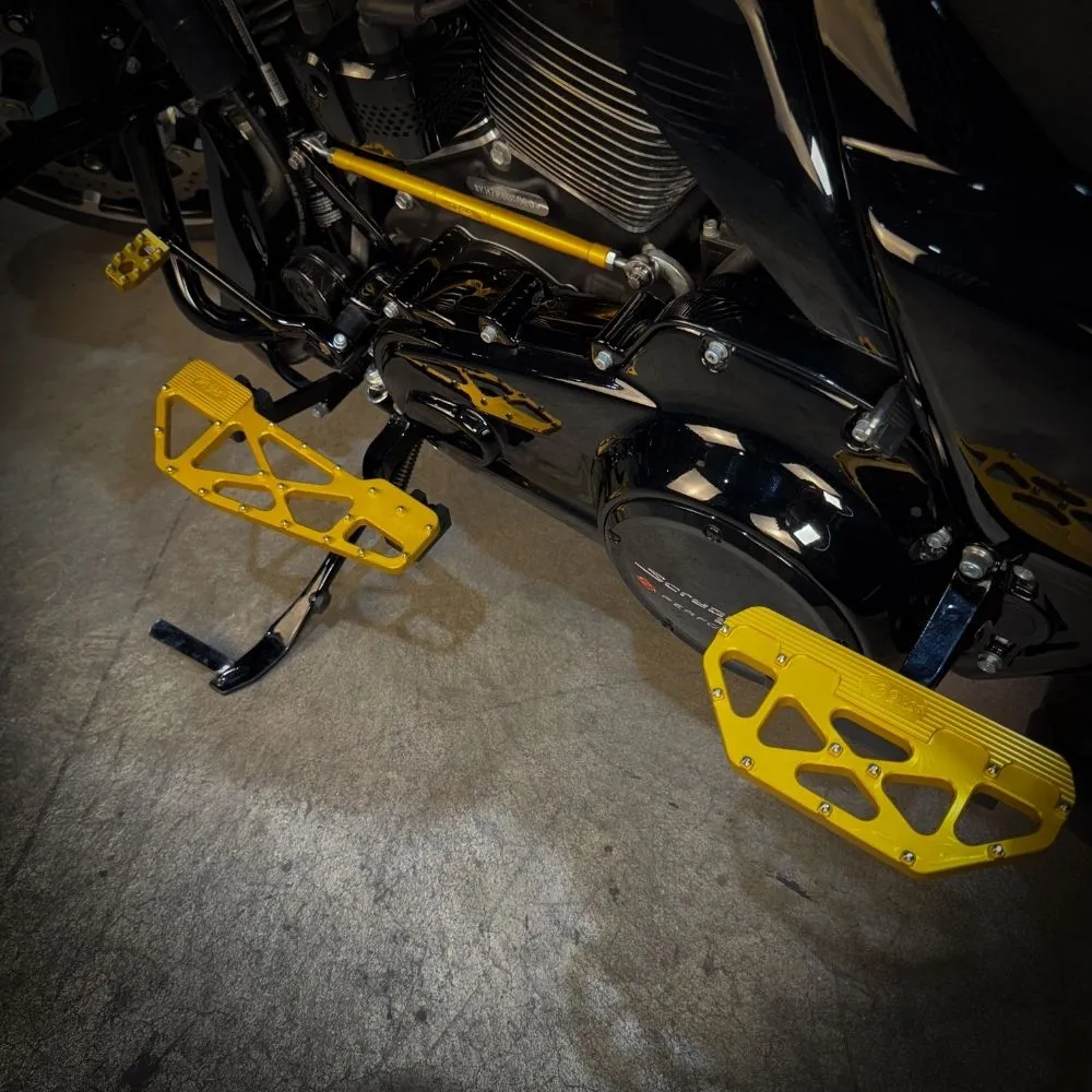 TC Bros. Pro Series MX Slim Floorboards for Harley Davidson Bagger Touring Models