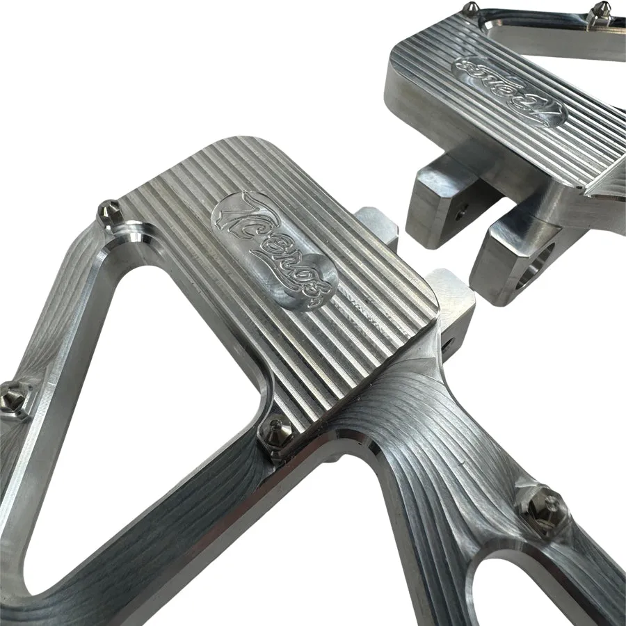TC Bros. Pro Series MX Slim Floorboards for Harley Davidson Bagger Touring Models