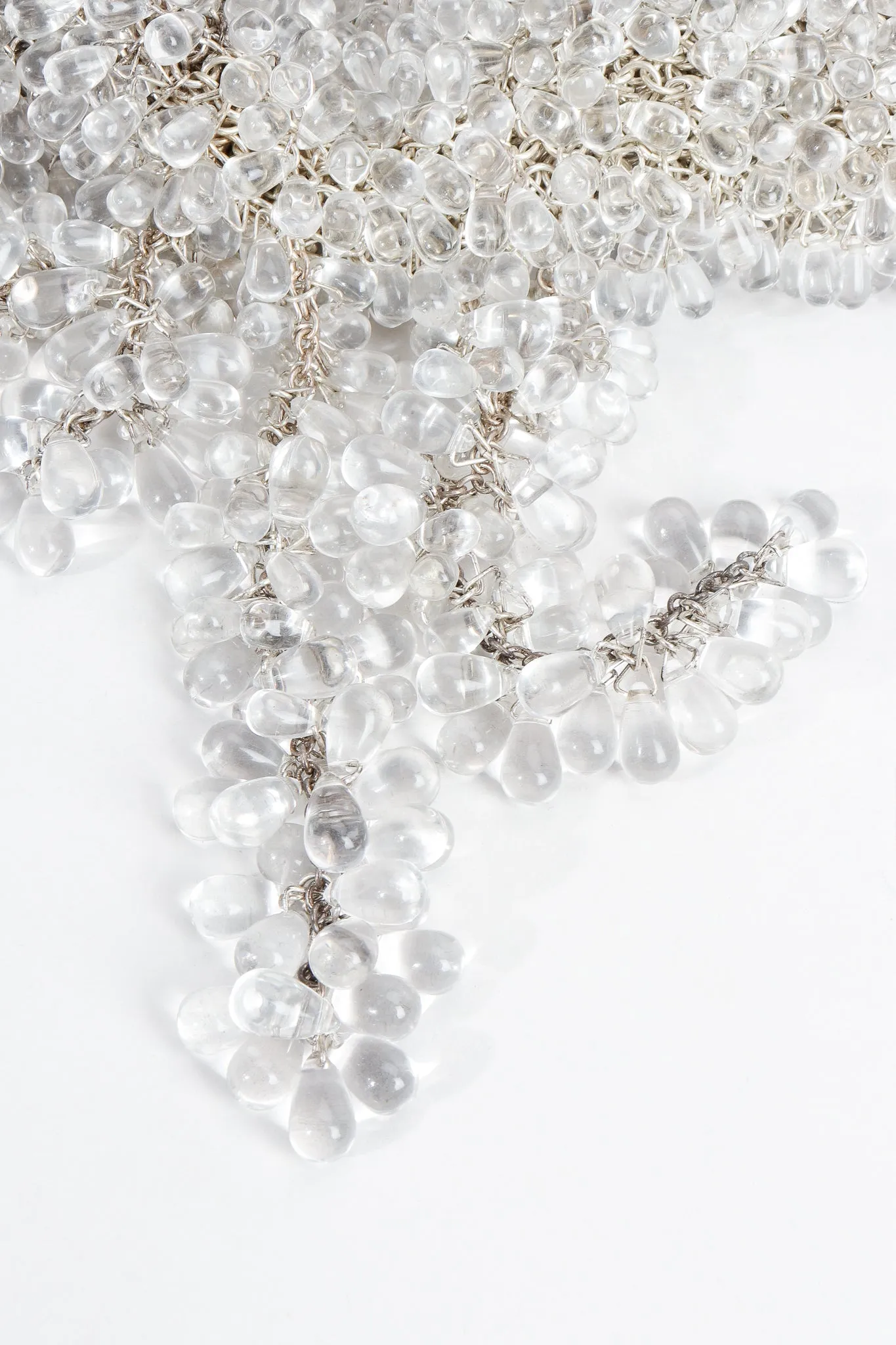 Teardrop Beaded Casque Cap