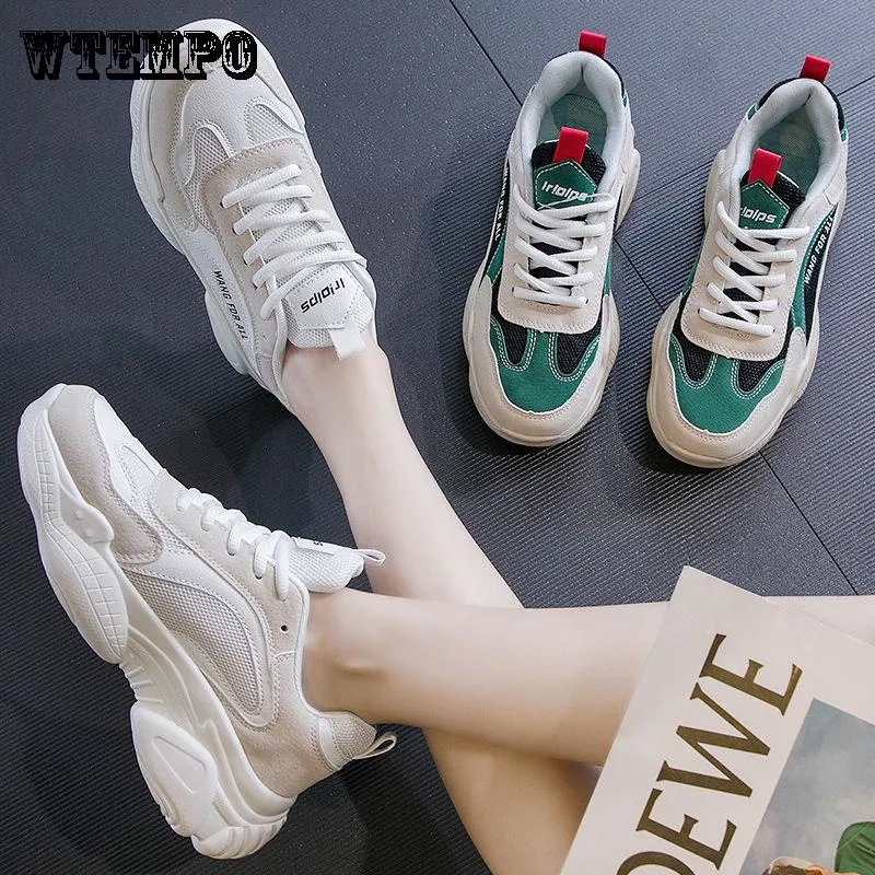 Trendy Fashion Sneakers Running Shoes Comfortable Casual Shoes Sports Shoes Women's Wild