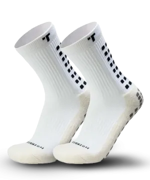 TRUsox® 3.0 Twin Pack: 2 WHITE Cushioned #2050