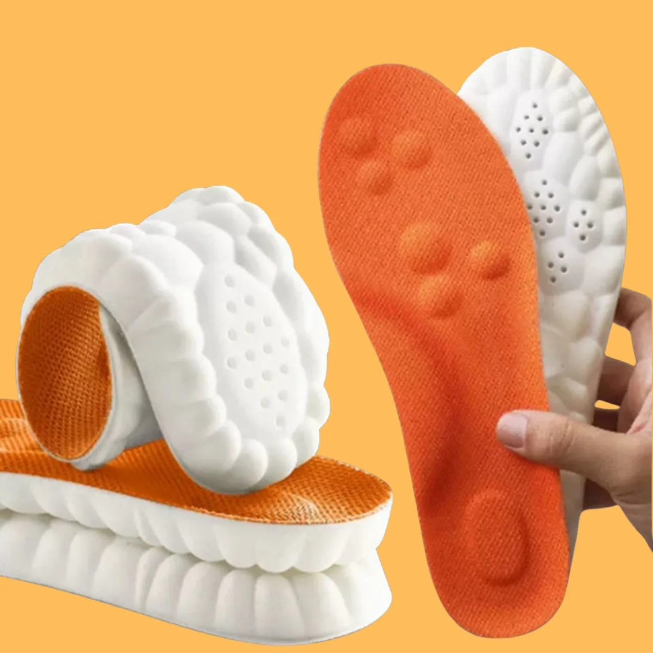 Ultra-Soft Gel Running Insoles for Maximum Comfort and Shock Absorption in Athletic Shoes