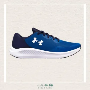 Under Armour Boys' Grade School Charged Pursuit 3 Running Shoes Victory Blue (U4-100)
