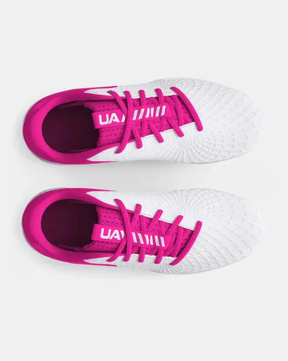 Under Armour Girls Glyde 2 RM Jr. Fastpitch Molded Cleat - Pink