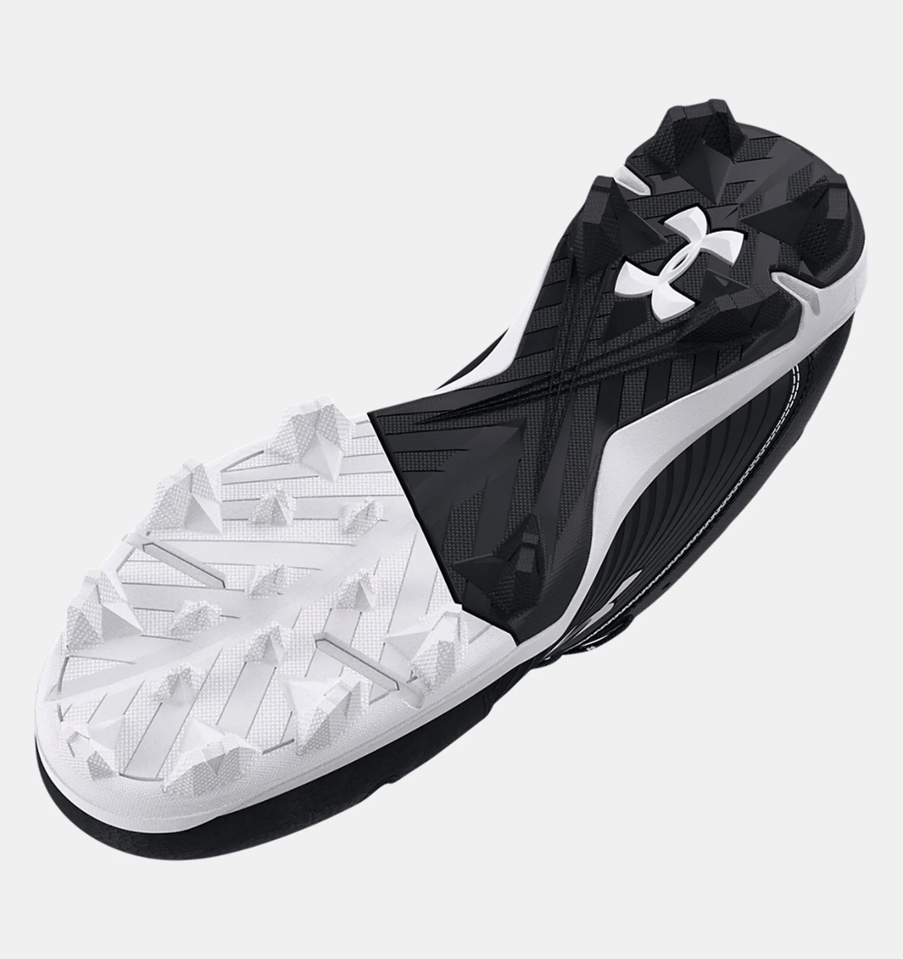 Under Armour Leadoff Low RM Men's Molded Cleat - Black/White