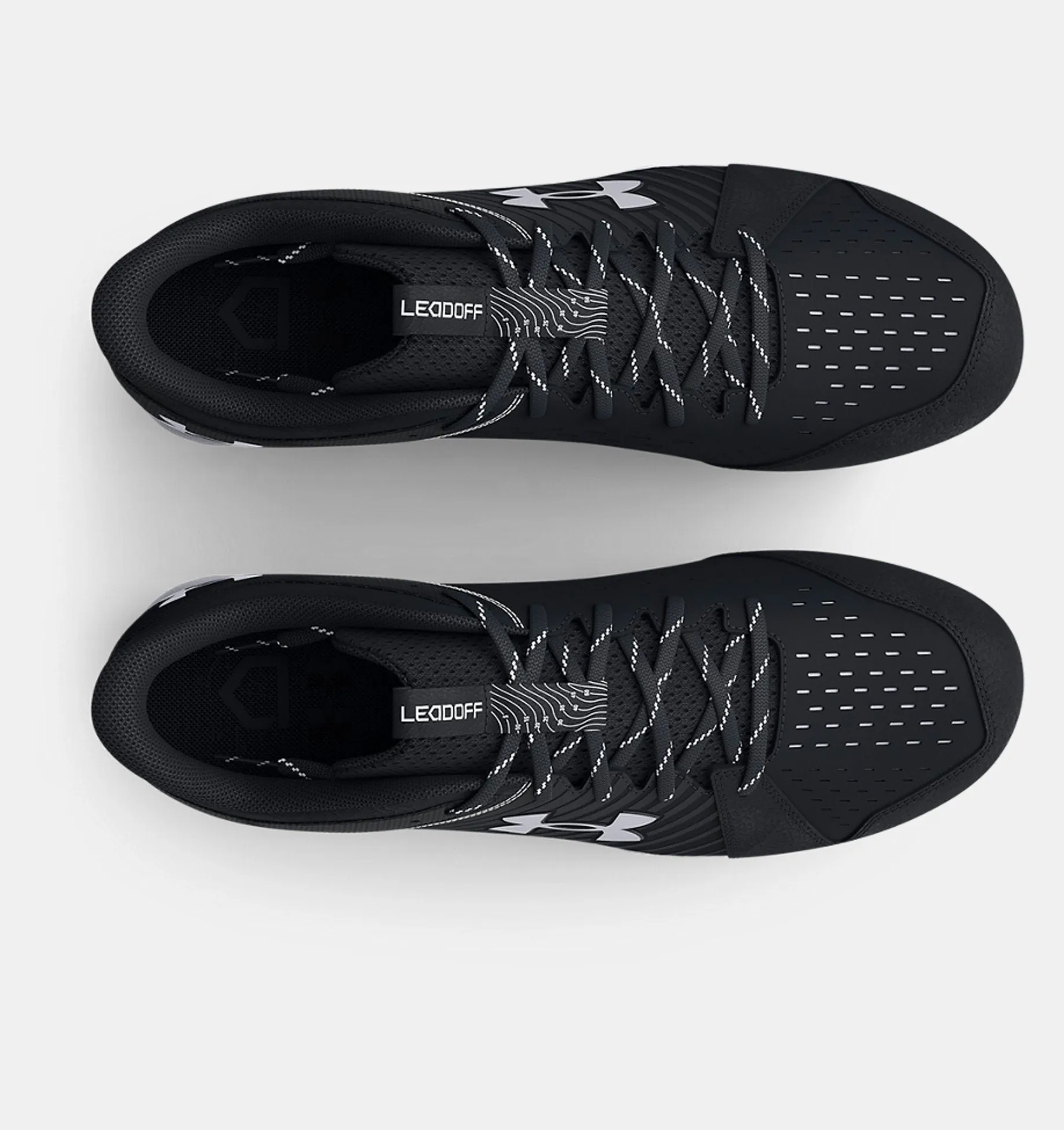 Under Armour Leadoff Low RM Men's Molded Cleat - Black/White