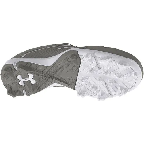 Under Armour Leadoff Low RM Men's Molded Cleat - Grey