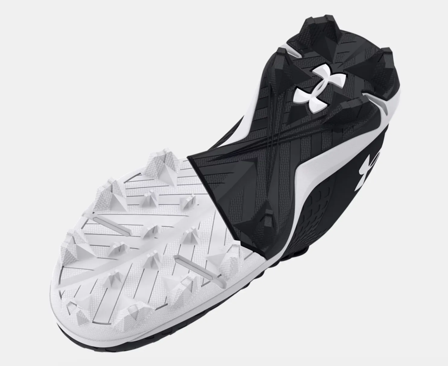 Under Armour Women's Glyde 2 RM Softball Cleats 3026605 Black-White