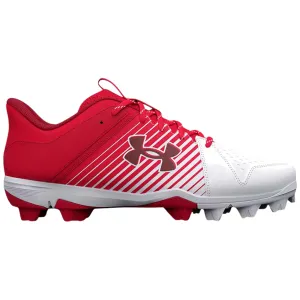 UnderArmour Men's UA Leadoff Low RM Baseball Cleats Red 3025589-600