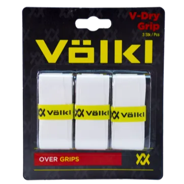 Volkl V-Dry Overgrip 3 Pack (White)