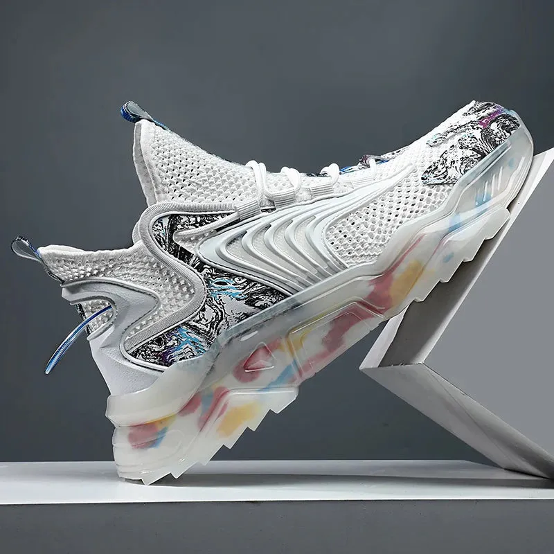 White Ultra-Lightweight Men's Sneakers