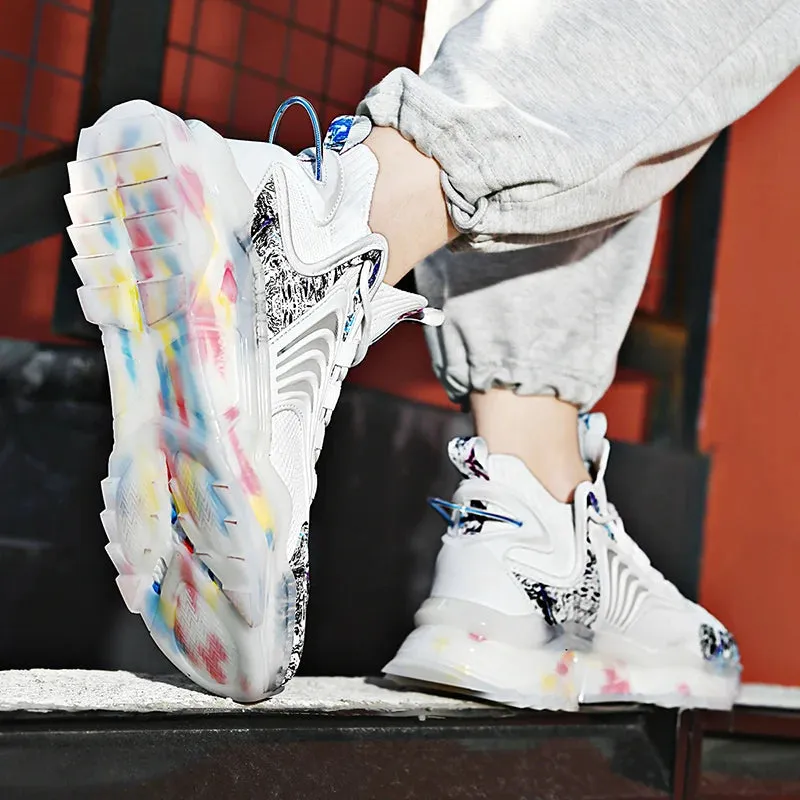 White Ultra-Lightweight Men's Sneakers