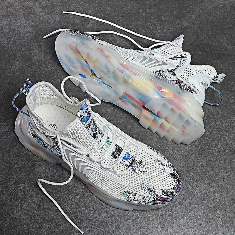 White Ultra-Lightweight Men's Sneakers