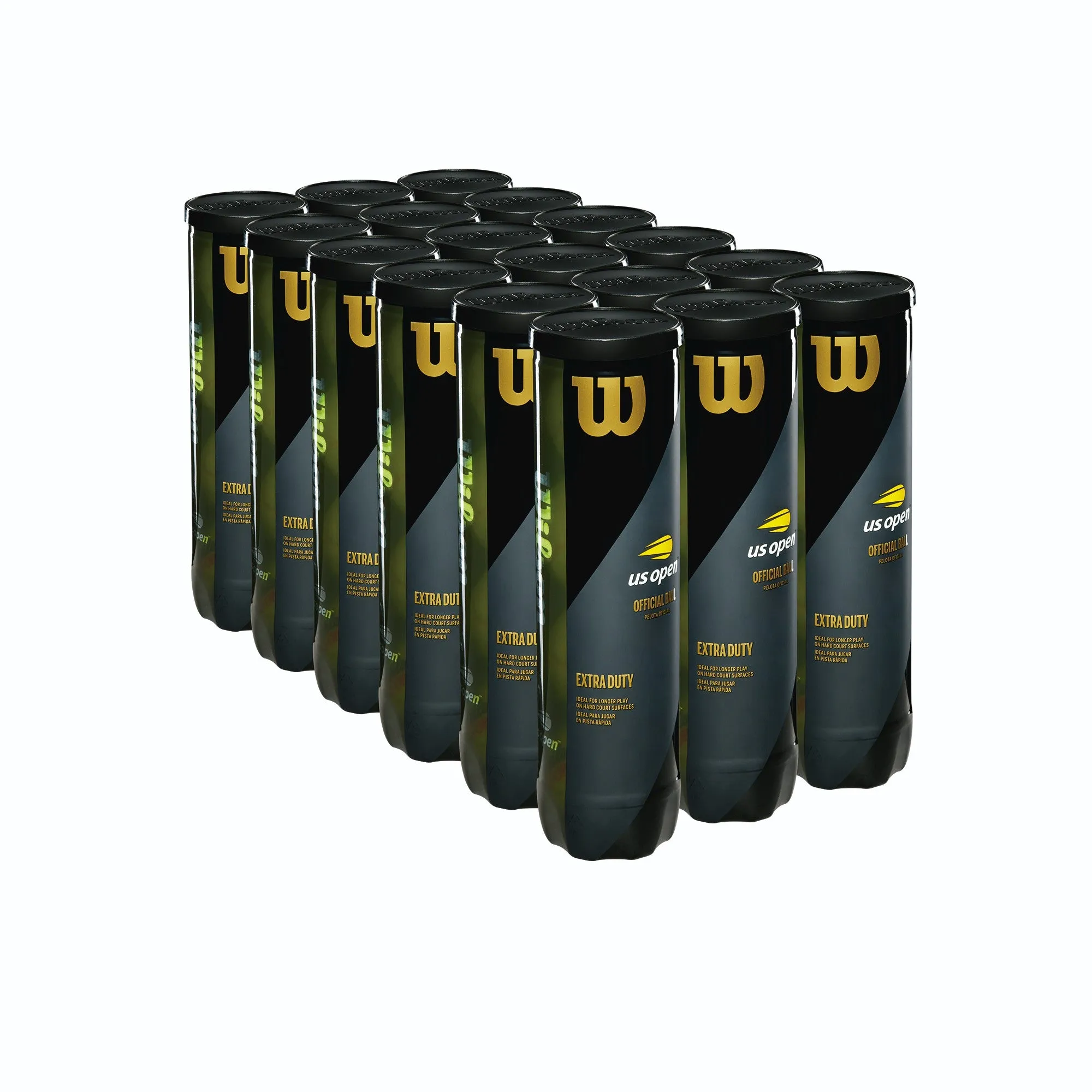 Wilson US Open Extra Duty 4 Tennis Ball Case - 18 Cans