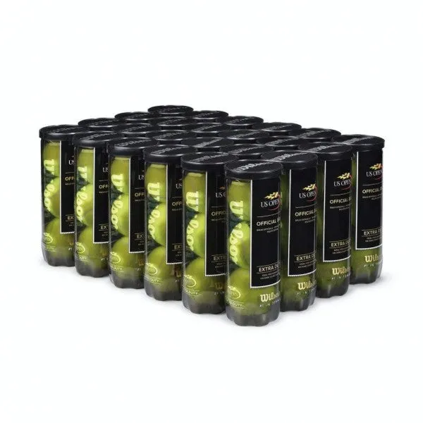Wilson US Open Regular Duty 3 Tennis Ball Case - 24 Cans