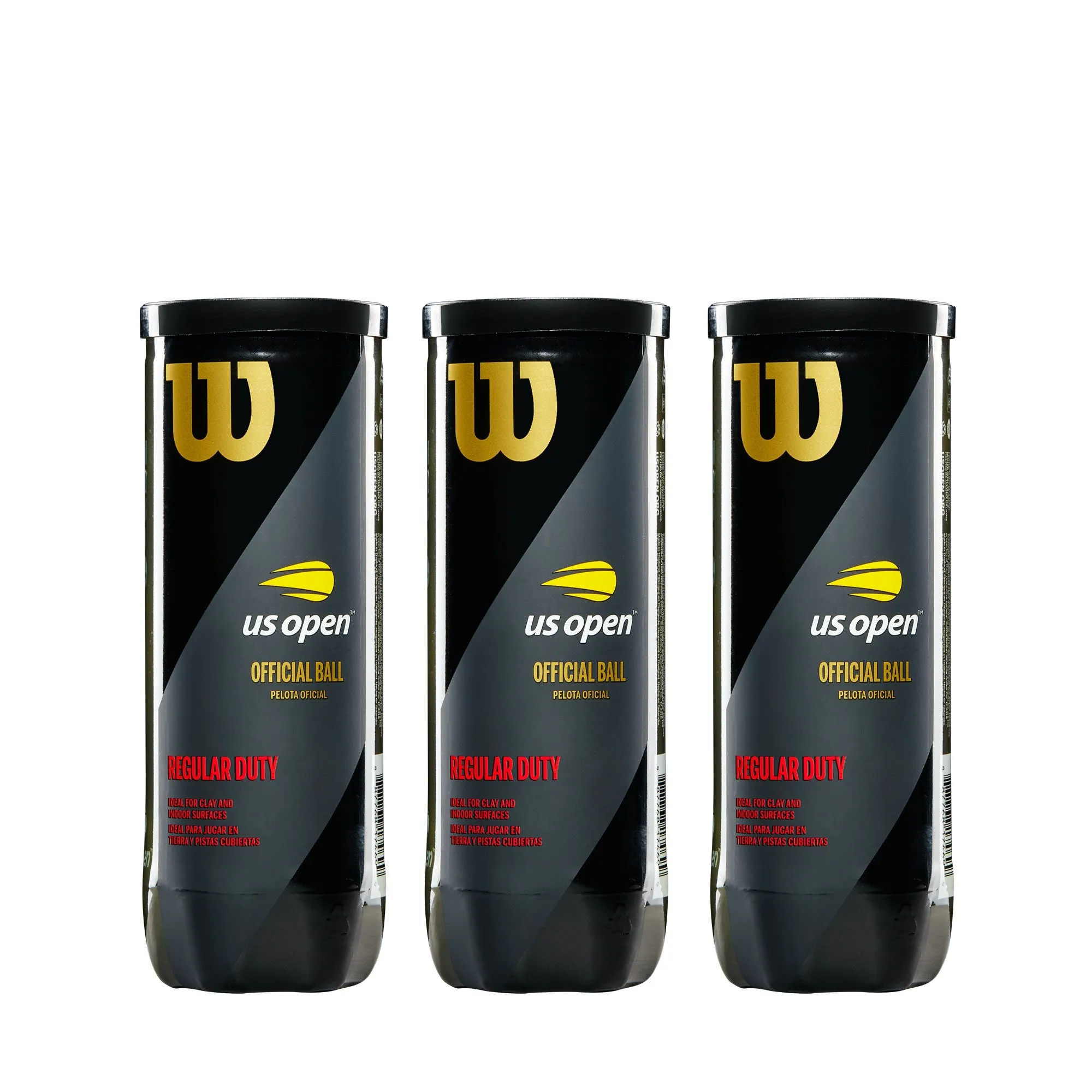 Wilson US Open Regular Duty 3 Tennis Ball Case - 24 Cans