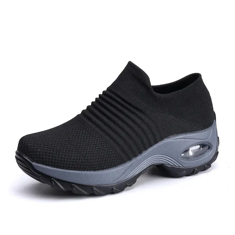 Women Fashion Comfort Sneakers Mesh Breathable Cushion