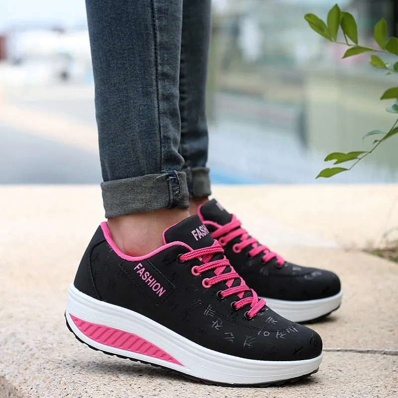 Women Fashion Sport Comfortable Shake Shoes