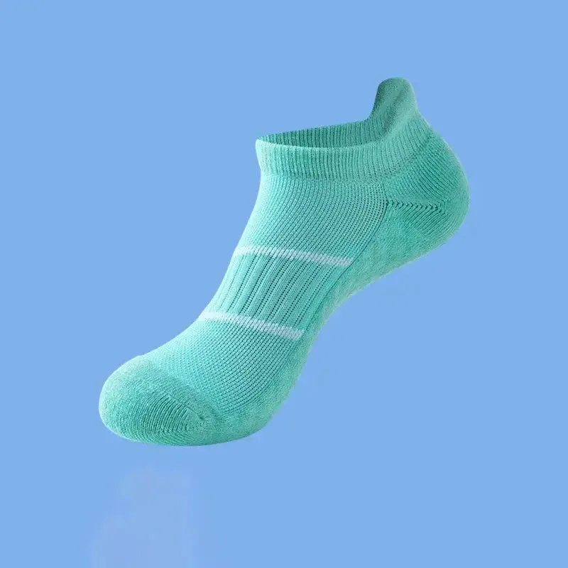 Women Running Sports Socks Basketball Breathable Anti Slip Sport Cycling Walking Women Outdoor Sock Cotton Athletic No Sweat Sock
