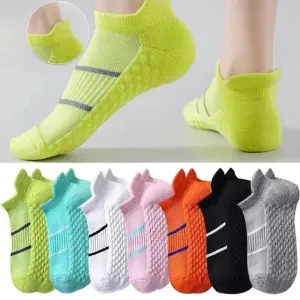 Women Running Sports Socks Basketball Breathable Anti Slip Sport Cycling Walking Women Outdoor Sock Cotton Athletic No Sweat Sock
