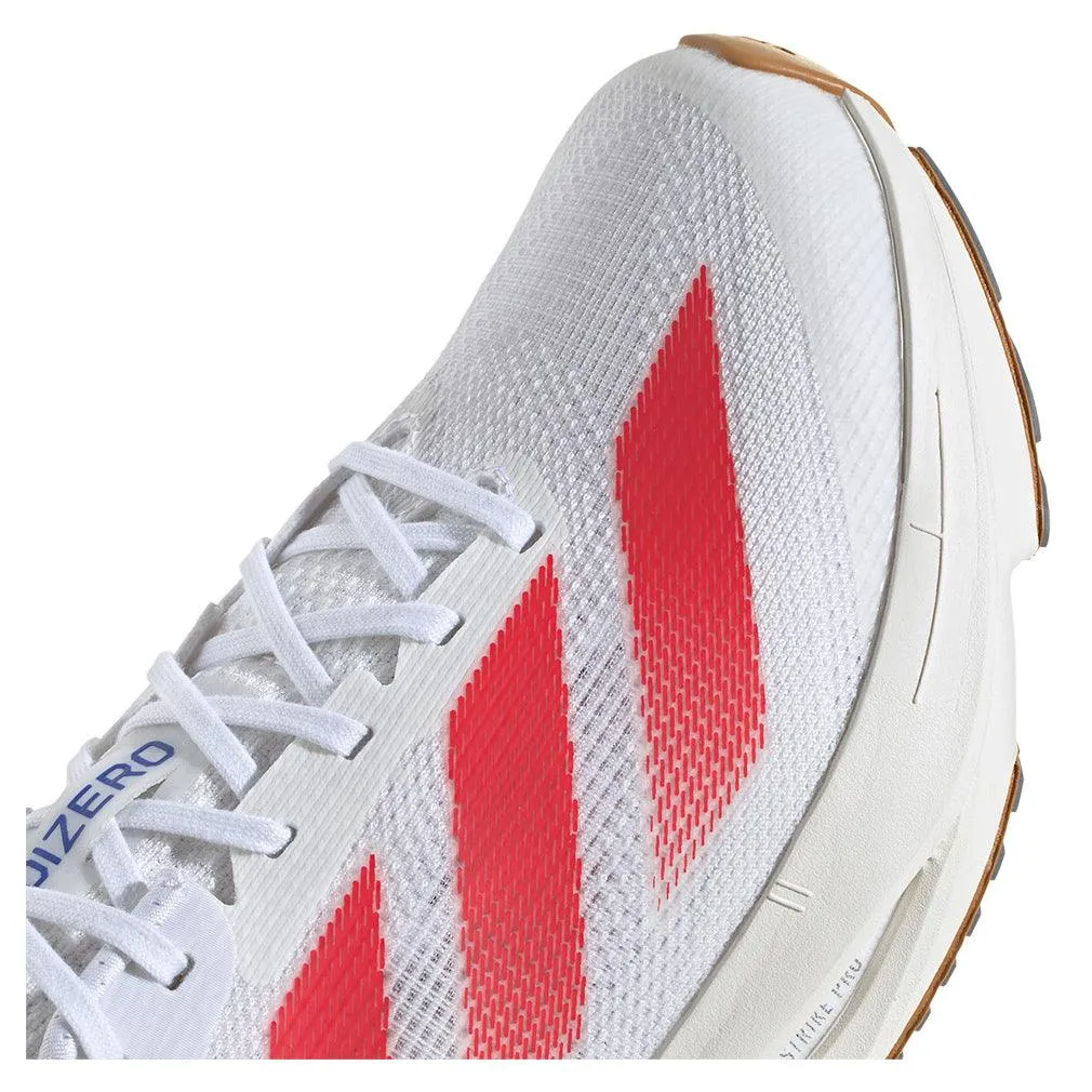 Women`s Adizero SL2 Running Shoes White and Pure Ruby