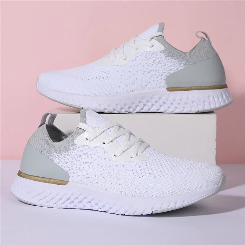 Women's Flyknit Tennis Lace-up Sneakers