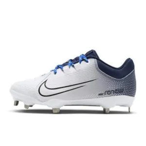 Women's Nike Hyperdiamond 4 Pro Metal Softball Cleats - Navy &amp; White - Var Szs