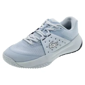 Women`s Power Serve Tennis Shoes Light Blue and Navy