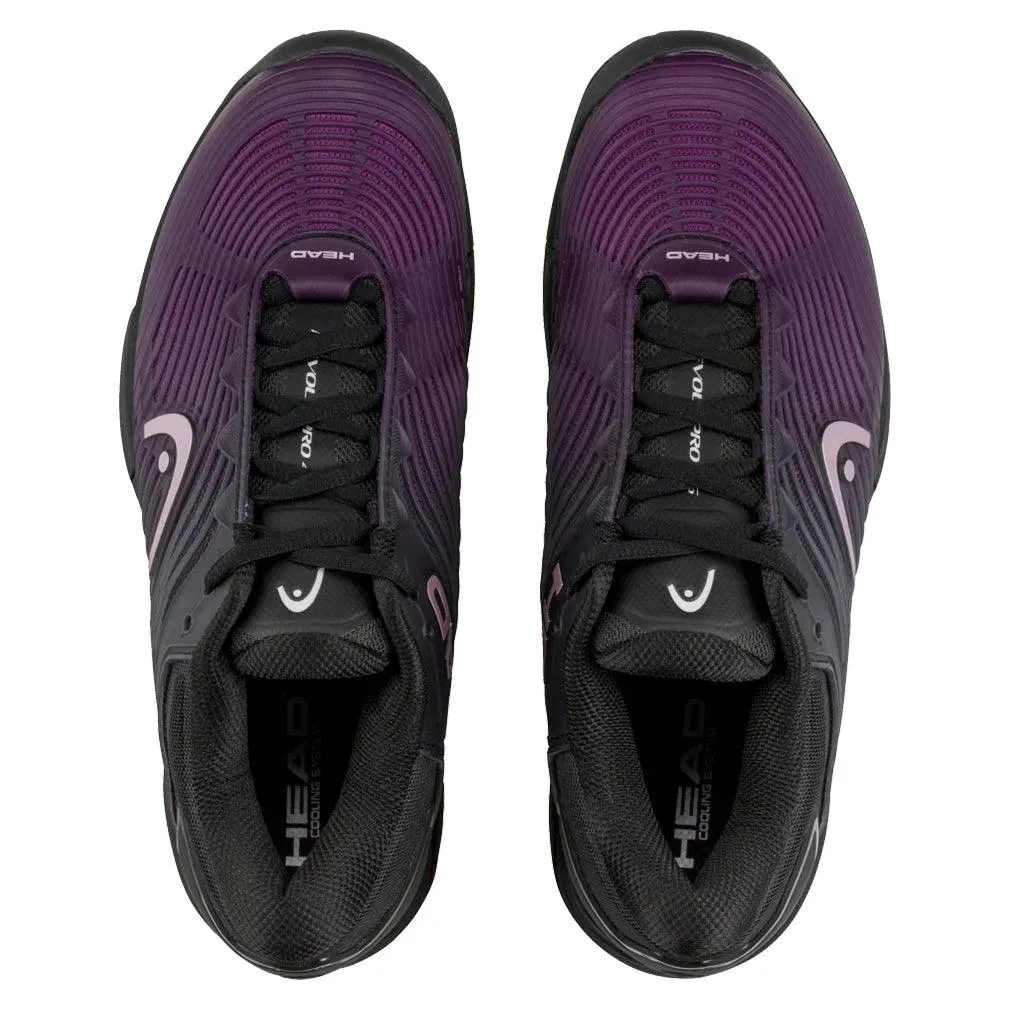 Women`s Revolt Pro 4.5 Tennis Shoes Black and Plum