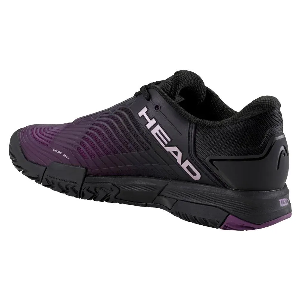 Women`s Revolt Pro 4.5 Tennis Shoes Black and Plum