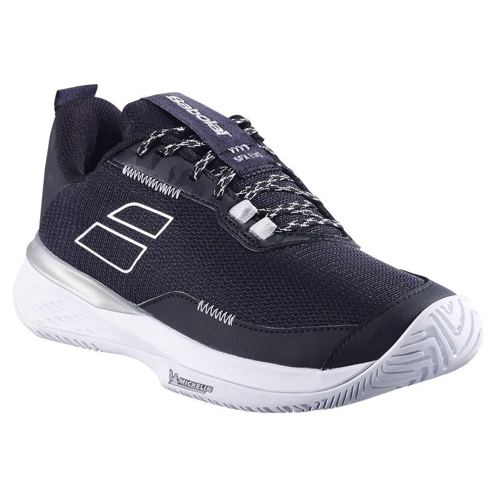 Women`s SFX Evo Tennis Shoes Black and Silver