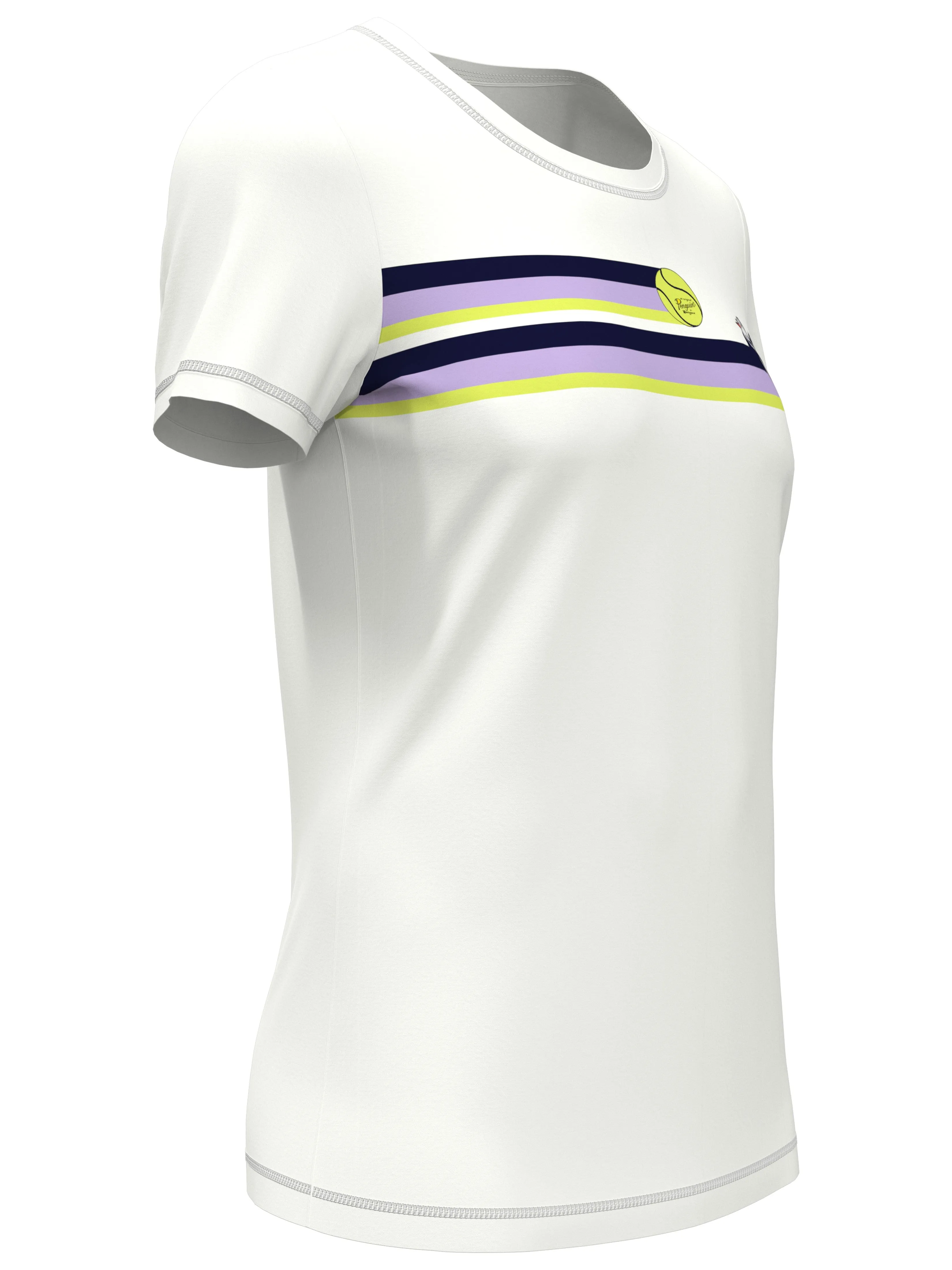 Women's Tennis Racquet Pete Color Block Tee
