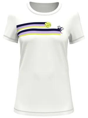 Women's Tennis Racquet Pete Color Block Tee