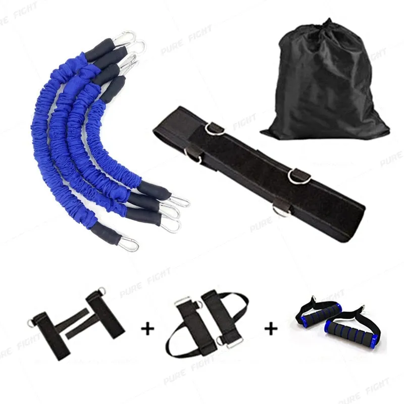 Workout Power 140lbs Resistance Band Boxing Endurance Agility Pull Rope Crossfit Rubber Band Basketball Training Resistance Rope